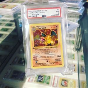 1st Edition Shadowless Charizard Psa 7